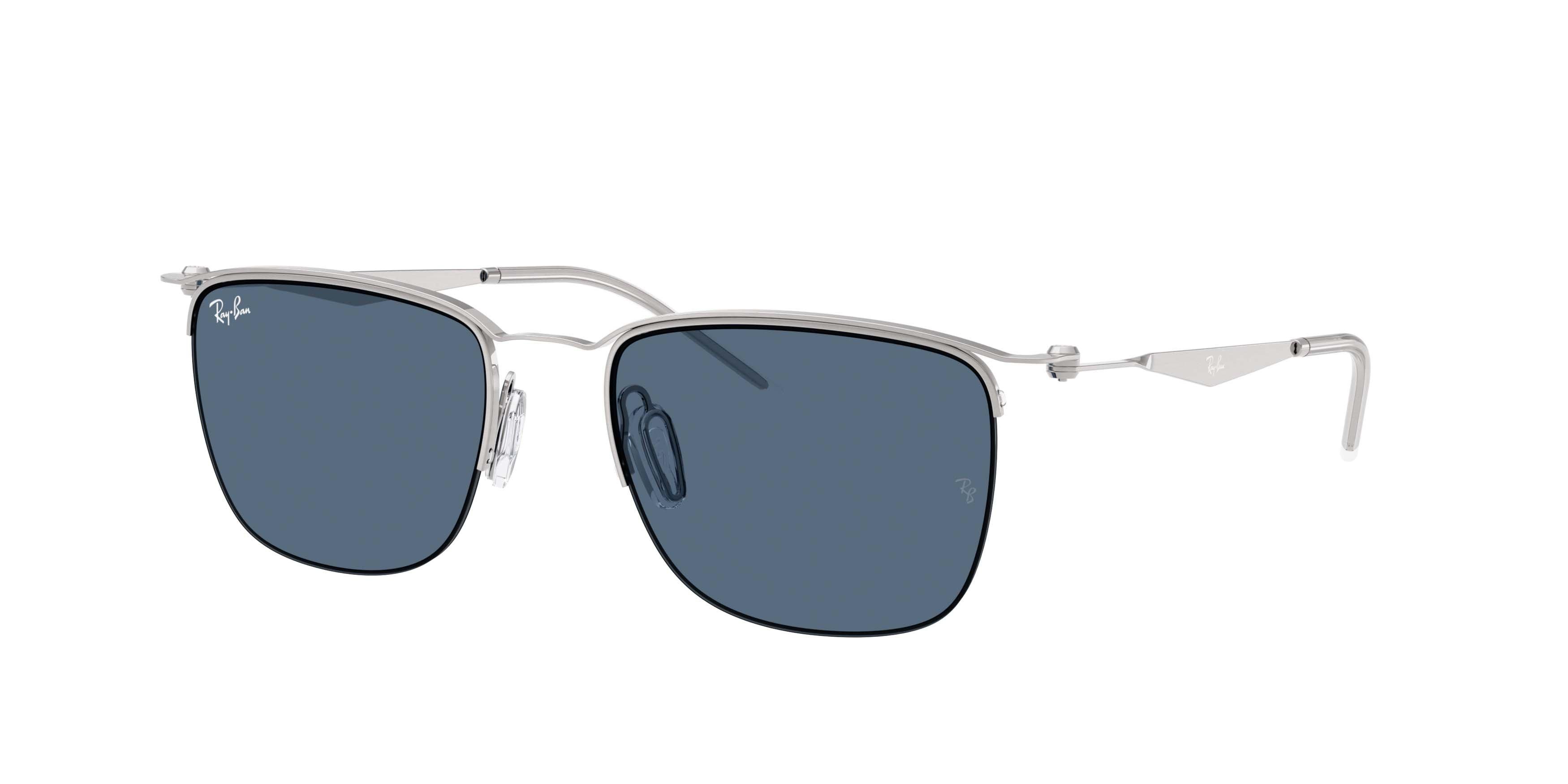 Ray-Ban RB8550 Blue Sunglasses - Silver - SILVER/BLUE
